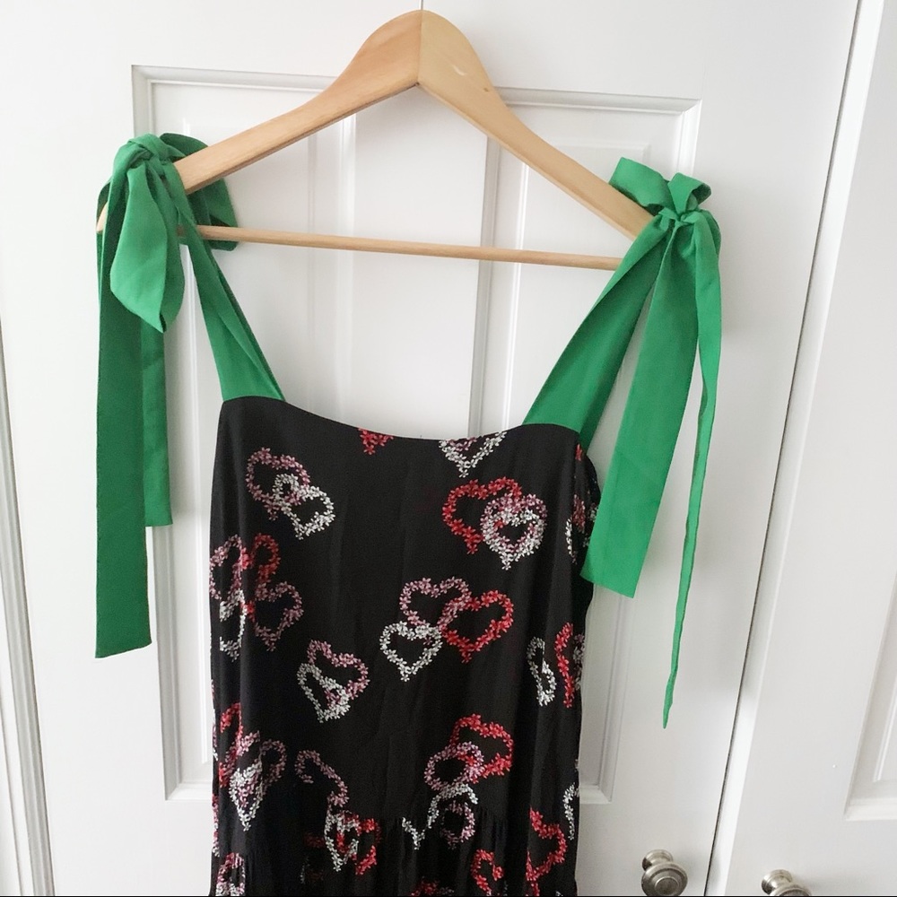 Sandro Delicat Heart Motif Midi Dress - Picture 7 of 11